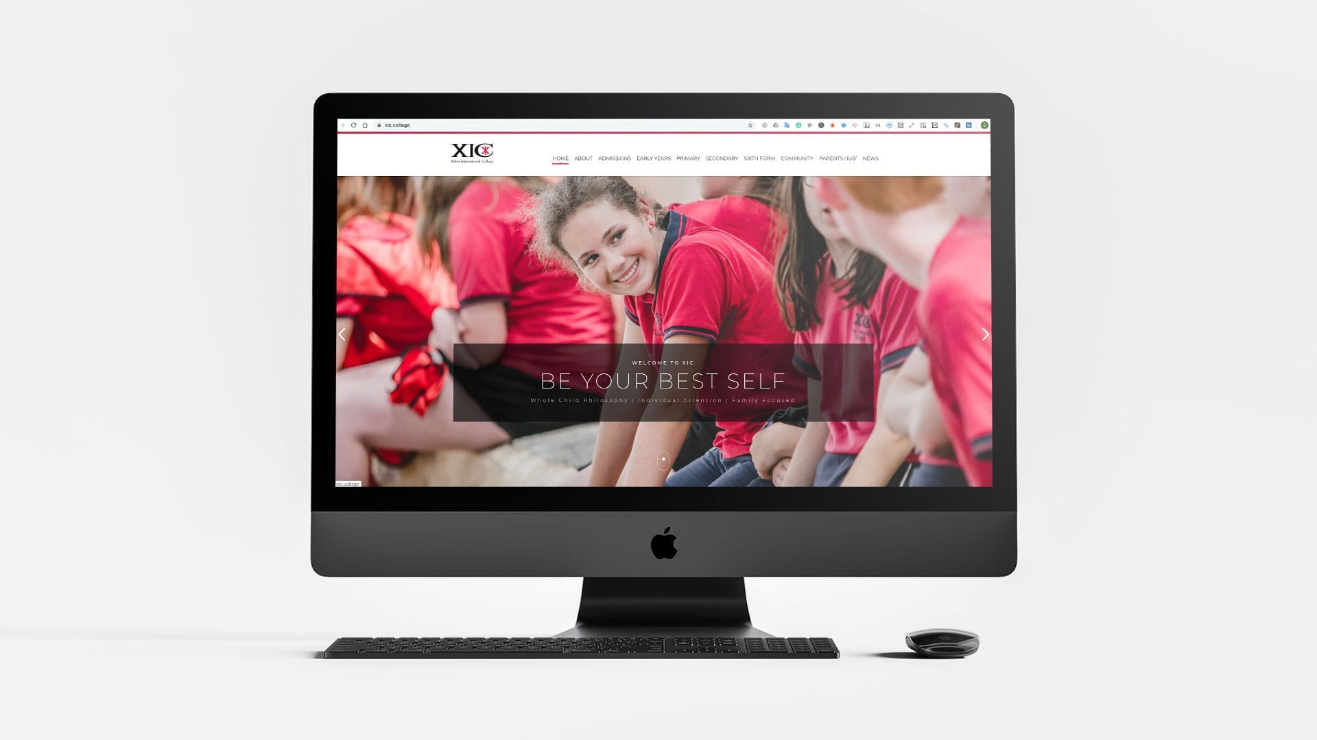 xic college website design